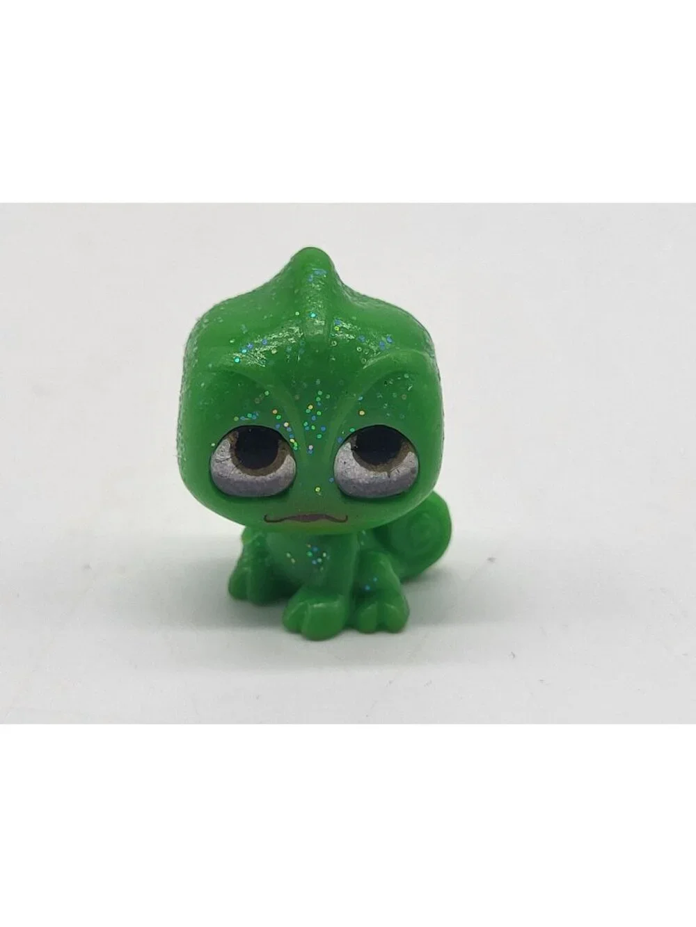 Disney Doorables Pascal the Chameleon Tangled Glitter Figure Green Moose
